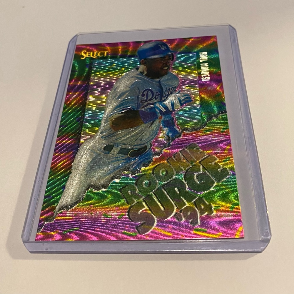 Raul Mondesi RC Rookie Rare! 1994 Select Pinnacle Baseball Card Insert